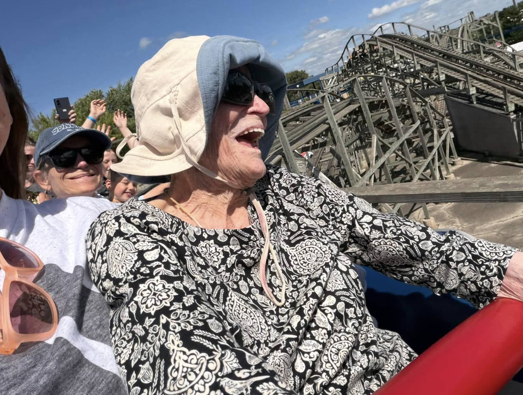 arise physical therapy jackie 102 riding roller coaster